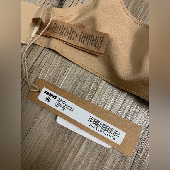 SKIMS ULTIMATE NIPPLE PUSH-UP BRA-CLAY-30C-BNWT - Picture 9 of 11